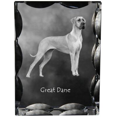 Dog niemiecki - kryształ ze zdjęciem psa, szklana statuetka ze zdjęciem, wyjątkowa ramka ze zdjęciem marki Art-Dog Dog niemiecki - kryształ ze zdjęciem psa, szklana statuetka ze zdjęciem, wyjątkowa ramka ze zdjęciem marki Art-Dog
