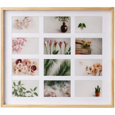 EDAXO Drewniana ramka na 12 zdjęć FORMIN, 59 x 54 cm EDAXO Drewniana ramka na 12 zdjęć FORMIN, 59 x 54 cm