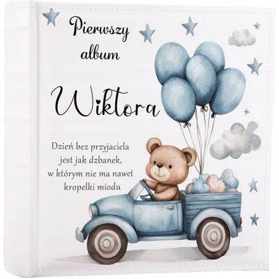 GEDEON Duży album na zdjęcia dziecięcy 500 zdjęć wsuwanych urodziny roczek chrzest GEDEON Duży album na zdjęcia dziecięcy 500 zdjęć wsuwanych urodziny roczek chrzest