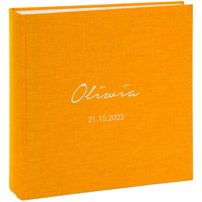 Duży album na zdjęcia dziecka - pomarańczowy - 30 kart - nadruk - Chrzest, Roczek, Narodziny, Baby shower -Goldbuch - Premium Duży album na zdjęcia dziecka - pomarańczowy - 30 kart - nadruk - Chrzest, Roczek, Narodziny, Baby shower -Goldbuch - Premium