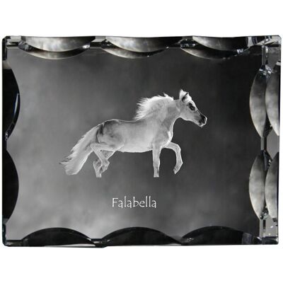 ART Falabella - Kryształ Ze Zdjęciem Konia, Szklana Statuetka Ze Zdjęciem, Wyją ART Falabella - Kryształ Ze Zdjęciem Konia, Szklana Statuetka Ze Zdjęciem, Wyją