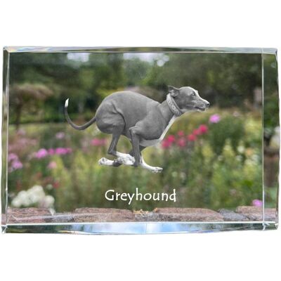 Greyhound, Chart angielski - kryształ ze zdjęciem psa, zdjęcie w szkle, nowoczesna ekspozycja zdjęcia marki Art-Dog Greyhound, Chart angielski - kryształ ze zdjęciem psa, zdjęcie w szkle, nowoczesna ekspozycja zdjęcia marki Art-Dog