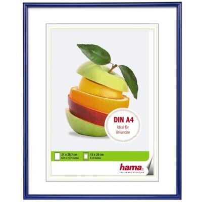 Hama Sevilla, Plastik, Polistyren, Niebieski, Ramka na jedno zdjęcie, 15 x 20 cm, 210 mm, 297 mm Hama Sevilla, Plastik, Polistyren, Niebieski, Ramka na jedno zdjęcie, 15 x 20 cm, 210 mm, 297 mm