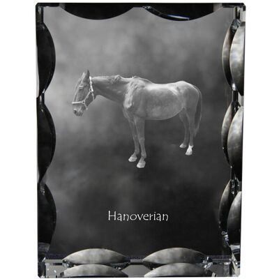 Hanowerski - kryształ ze zdjęciem konia, szklana statuetka ze zdjęciem, wyjątkowa ramka ze zdjęciem marki Art-Dog Hanowerski - kryształ ze zdjęciem konia, szklana statuetka ze zdjęciem, wyjątkowa ramka ze zdjęciem marki Art-Dog