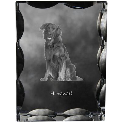 Hovawart - kryształ ze zdjęciem psa, szklana statuetka ze zdjęciem, wyjątkowa ramka ze zdjęciem marki Art-Dog Hovawart - kryształ ze zdjęciem psa, szklana statuetka ze zdjęciem, wyjątkowa ramka ze zdjęciem marki Art-Dog