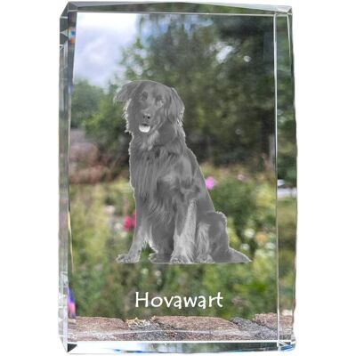 Hovawart - kryształ ze zdjęciem psa, zdjęcie w szkle, nowoczesna ekspozycja zdjęcia marki Art-Dog Hovawart - kryształ ze zdjęciem psa, zdjęcie w szkle, nowoczesna ekspozycja zdjęcia marki Art-Dog