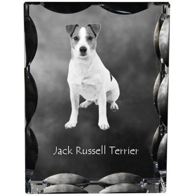 Jack Russell Terrier - kryształ ze zdjęciem psa, szklana statuetka ze zdjęciem, wyjątkowa ramka ze zdjęciem marki Art-Dog Jack Russell Terrier - kryształ ze zdjęciem psa, szklana statuetka ze zdjęciem, wyjątkowa ramka ze zdjęciem marki Art-Dog