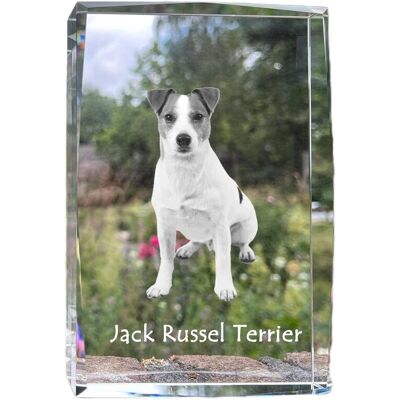 Jack Russell Terrier - kryształ ze zdjęciem psa, zdjęcie w szkle, nowoczesna ekspozycja zdjęcia marki Art-Dog Jack Russell Terrier - kryształ ze zdjęciem psa, zdjęcie w szkle, nowoczesna ekspozycja zdjęcia marki Art-Dog