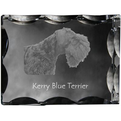 Kerry Blue Terrier, Irish Blue Terrier - kryształ ze zdjęciem psa, szklana statuetka ze zdjęciem, wyjątkowa ramka ze zdjęciem marki Art-Dog Kerry Blue Terrier, Irish Blue Terrier - kryształ ze zdjęciem psa, szklana statuetka ze zdjęciem, wyjątkowa ramka ze zdjęciem marki Art-Dog