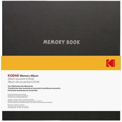 Kodak Album Na Zdjęcia Samoprzylepny 40 Stron Do Zdjęć A4 / A5 / A6 / Instax / Polaroid / Zink / Cat 9891-312 / Czarny Kodak Album Na Zdjęcia Samoprzylepny 40 Stron Do Zdjęć A4 / A5 / A6 / Instax / Polaroid / Zink / Cat 9891-312 / Czarny