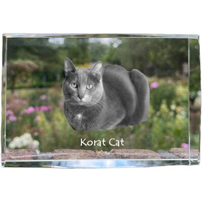 Korat - kryształ ze zdjęciem kota, zdjęcie w szkle, nowoczesna ekspozycja zdjęcia marki Art-Dog Korat - kryształ ze zdjęciem kota, zdjęcie w szkle, nowoczesna ekspozycja zdjęcia marki Art-Dog