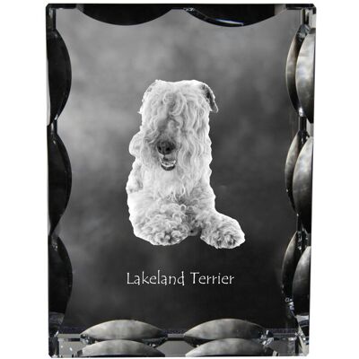Lakeland Terrier - kryształ ze zdjęciem psa, szklana statuetka ze zdjęciem, wyjątkowa ramka ze zdjęciem marki Art-Dog Lakeland Terrier - kryształ ze zdjęciem psa, szklana statuetka ze zdjęciem, wyjątkowa ramka ze zdjęciem marki Art-Dog