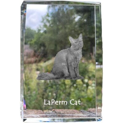 Laperm - kryształ ze zdjęciem kota, zdjęcie w szkle, nowoczesna ekspozycja zdjęcia marki Art-Dog Laperm - kryształ ze zdjęciem kota, zdjęcie w szkle, nowoczesna ekspozycja zdjęcia marki Art-Dog