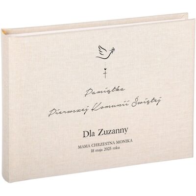 Goldbuch Mały album komunijny - poziomy - 18 kart do wklejania zdjęć – minimalistyczny - na zdjęcia instax polaroid - pamiątka komunijna - prezent komunijny .. Goldbuch Mały album komunijny - poziomy - 18 kart do wklejania zdjęć – minimalistyczny - na zdjęcia instax polaroid - pamiątka komunijna - prezent komunijny ..