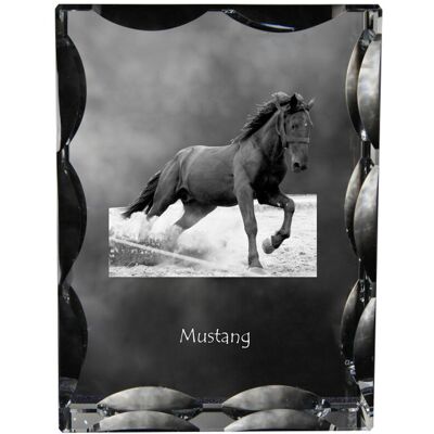 Mustang - kryształ ze zdjęciem konia, szklana statuetka ze zdjęciem, wyjątkowa ramka ze zdjęciem marki Art-Dog Mustang - kryształ ze zdjęciem konia, szklana statuetka ze zdjęciem, wyjątkowa ramka ze zdjęciem marki Art-Dog