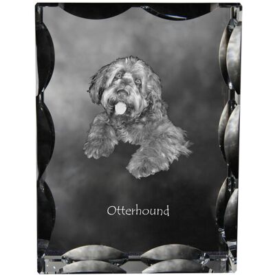 Otterhound, Pies na wydry - kryształ ze zdjęciem psa, szklana statuetka ze zdjęciem, wyjątkowa ramka ze zdjęciem marki Art-Dog Otterhound, Pies na wydry - kryształ ze zdjęciem psa, szklana statuetka ze zdjęciem, wyjątkowa ramka ze zdjęciem marki Art-Dog