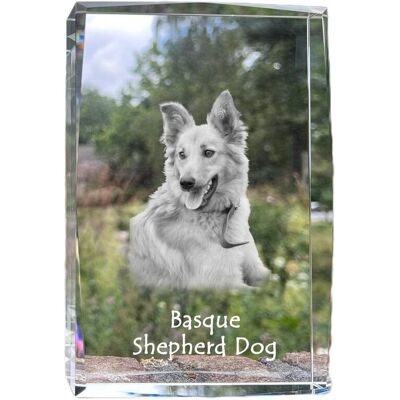 Owczarek baskijski, Basque Shepherd Dog - kryształ ze zdjęciem psa, zdjęcie w szkle, nowoczesna ekspozycja zdjęcia marki Art-Dog Owczarek baskijski, Basque Shepherd Dog - kryształ ze zdjęciem psa, zdjęcie w szkle, nowoczesna ekspozycja zdjęcia marki Art-Dog