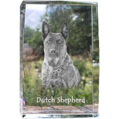 Owczarek holenderski, Dutch Shepherd Dog - kryształ ze zdjęciem psa, zdjęcie w szkle, nowoczesna ekspozycja zdjęcia marki Art-Dog Owczarek holenderski, Dutch Shepherd Dog - kryształ ze zdjęciem psa, zdjęcie w szkle, nowoczesna ekspozycja zdjęcia marki Art-Dog