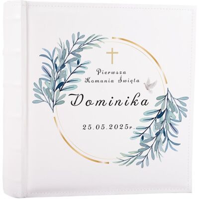 Inny producent Pamiątkowy album komunijny z nadrukiem na zdjęcia wklejane 100 stron Inny producent Pamiątkowy album komunijny z nadrukiem na zdjęcia wklejane 100 stron