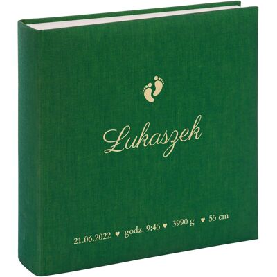 Personalizowany Album na Zdjęcia Dziecka - 30 Kart Chrzest, Roczek, Prezent Goldbuch Personalizowany Album na Zdjęcia Dziecka - 30 Kart Chrzest, Roczek, Prezent Goldbuch