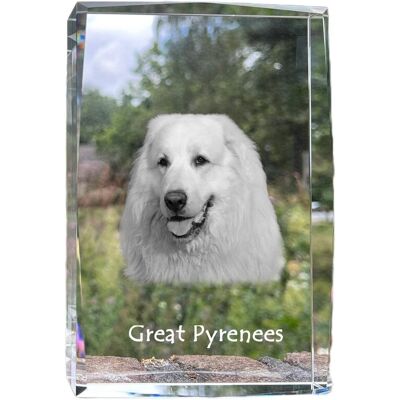 Pirenejski pies górski, Great pyrenees - kryształ ze zdjęciem psa, zdjęcie w szkle, nowoczesna ekspozycja zdjęcia marki Art-Dog Pirenejski pies górski, Great pyrenees - kryształ ze zdjęciem psa, zdjęcie w szkle, nowoczesna ekspozycja zdjęcia marki Art-Dog