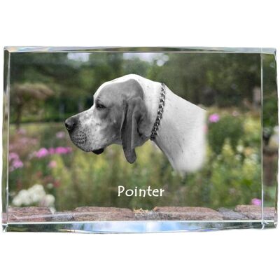 Pointer I - kryształ ze zdjęciem psa, zdjęcie w szkle, nowoczesna ekspozycja zdjęcia marki Art-Dog Pointer I - kryształ ze zdjęciem psa, zdjęcie w szkle, nowoczesna ekspozycja zdjęcia marki Art-Dog
