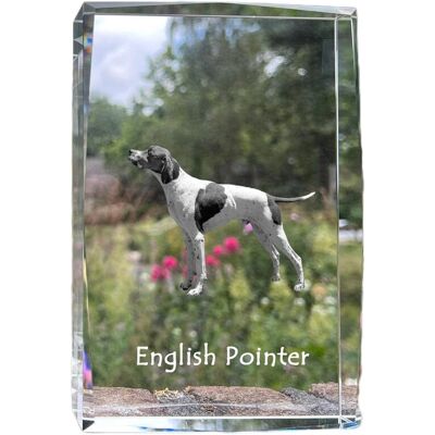 Pointer - kryształ ze zdjęciem psa, zdjęcie w szkle, nowoczesna ekspozycja zdjęcia marki Art-Dog Pointer - kryształ ze zdjęciem psa, zdjęcie w szkle, nowoczesna ekspozycja zdjęcia marki Art-Dog
