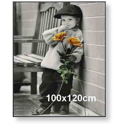 ARTVIC Rama aluminiowa do zdjęcia lub plakatu 100x120cm, czarny półmat ARTVIC Rama aluminiowa do zdjęcia lub plakatu 100x120cm, czarny półmat