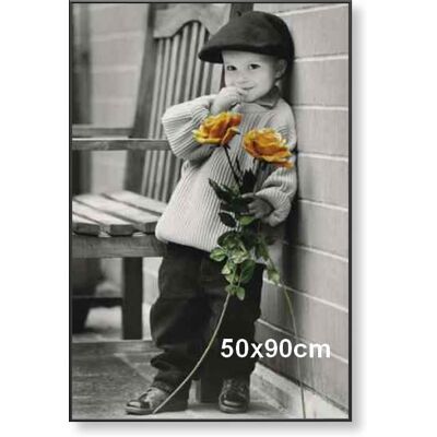 ARTVIC Rama aluminiowa do zdjęcia lub plakatu 50x90cm, czarny półmat ARTVIC Rama aluminiowa do zdjęcia lub plakatu 50x90cm, czarny półmat