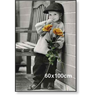 ARTVIC Rama aluminiowa do zdjęcia lub plakatu 60x100cm, czarny półmat ARTVIC Rama aluminiowa do zdjęcia lub plakatu 60x100cm, czarny półmat