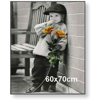 ARTVIC Rama aluminiowa do zdjęcia lub plakatu 60x70cm, czarny półmat ARTVIC Rama aluminiowa do zdjęcia lub plakatu 60x70cm, czarny półmat