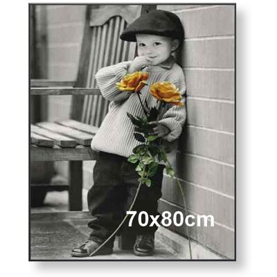 ARTVIC Rama aluminiowa do zdjęcia lub plakatu 70x80cm, czarny półmat ARTVIC Rama aluminiowa do zdjęcia lub plakatu 70x80cm, czarny półmat