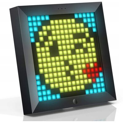 Divoom Pixoo - 8,6 cala - kontrola przez aplikację - uchwyt biurkowy/na ścianie - cyfrowa ramka Divoom Pixoo - 8,6 cala - kontrola przez aplikację - uchwyt biurkowy/na ścianie - cyfrowa ramka