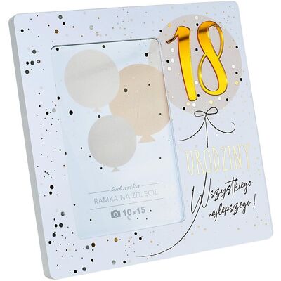 Passion Cards Ramka Moments Rm-052 Urodziny 18 (Osiemnastka) Passion Cards Ramka Moments Rm-052 Urodziny 18 (Osiemnastka)
