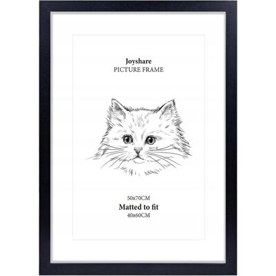 brak danych Ramka na zdjęcia 50x70 cm Ramka czarna drewniana foto ramki do zdjęć B2 brak danych Ramka na zdjęcia 50x70 cm Ramka czarna drewniana foto ramki do zdjęć B2