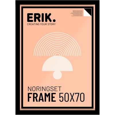 Ramka na Zdjęcia Plakat 50x70 cm Czarna MDF Grupo Erik Pion Poziom Ramka na Zdjęcia Plakat 50x70 cm Czarna MDF Grupo Erik Pion Poziom