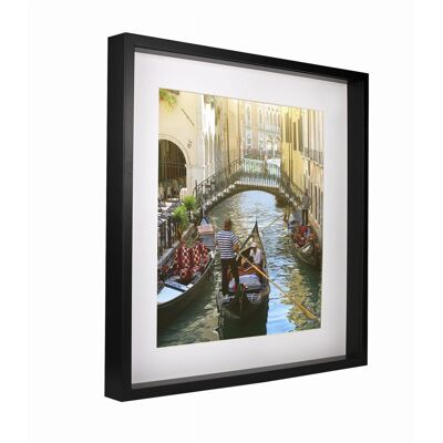 ART Ramka na zdjęcie 3D głęboka box przestrzenna 50x50 cm kwadratowa czarna ART Ramka na zdjęcie 3D głęboka box przestrzenna 50x50 cm kwadratowa czarna