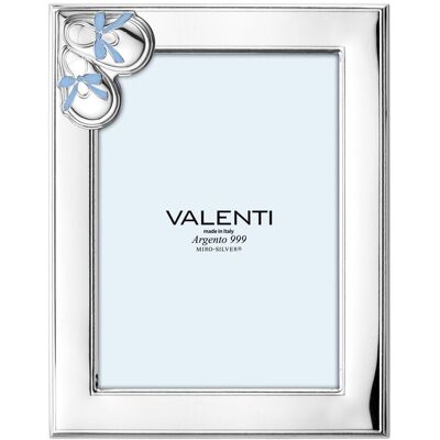 Valentina Ramka z bucikami Rozmiar: 13x18 cm Kolor: Niebieski SKU: VL73186/4LC Valentina Ramka z bucikami Rozmiar: 13x18 cm Kolor: Niebieski SKU: VL73186/4LC