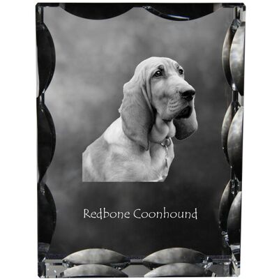 Redbone Coonhound - kryształ ze zdjęciem psa, szklana statuetka ze zdjęciem, wyjątkowa ramka ze zdjęciem marki Art-Dog Redbone Coonhound - kryształ ze zdjęciem psa, szklana statuetka ze zdjęciem, wyjątkowa ramka ze zdjęciem marki Art-Dog