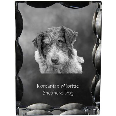 Romanian Mioritic Shepherd Dog - kryształ ze zdjęciem psa, szklana statuetka ze zdjęciem, wyjątkowa ramka ze zdjęciem marki Art-Dog Romanian Mioritic Shepherd Dog - kryształ ze zdjęciem psa, szklana statuetka ze zdjęciem, wyjątkowa ramka ze zdjęciem marki Art-Dog