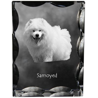 Samojed, Samoyed, Samojedskaja - kryształ ze zdjęciem psa, szklana statuetka ze zdjęciem, wyjątkowa ramka ze zdjęciem marki Art-Dog Samojed, Samoyed, Samojedskaja - kryształ ze zdjęciem psa, szklana statuetka ze zdjęciem, wyjątkowa ramka ze zdjęciem marki Art-Dog