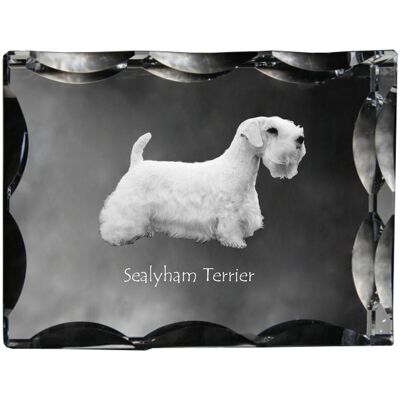 Sealyham Terrier - kryształ ze zdjęciem psa, szklana statuetka ze zdjęciem, wyjątkowa ramka ze zdjęciem marki Art-Dog Sealyham Terrier - kryształ ze zdjęciem psa, szklana statuetka ze zdjęciem, wyjątkowa ramka ze zdjęciem marki Art-Dog