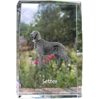 Seter angielski, Laverack I - kryształ ze zdjęciem psa, zdjęcie w szkle, nowoczesna ekspozycja zdjęcia marki Art-Dog Seter angielski, Laverack I - kryształ ze zdjęciem psa, zdjęcie w szkle, nowoczesna ekspozycja zdjęcia marki Art-Dog