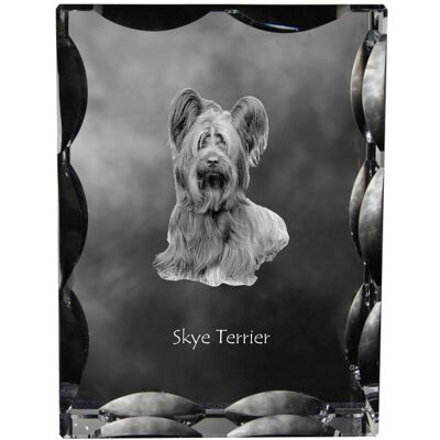 Skye Terrier - kryształ ze zdjęciem psa, szklana statuetka ze zdjęciem, wyjątkowa ramka ze zdjęciem marki Art-Dog Skye Terrier - kryształ ze zdjęciem psa, szklana statuetka ze zdjęciem, wyjątkowa ramka ze zdjęciem marki Art-Dog