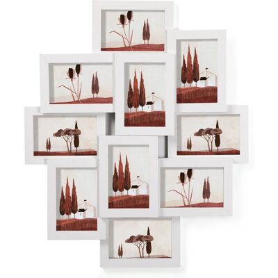 Songmics Kolaż Ramek Na Zdjęcia Na 10 Zdjęć Po 10 X 15 Cm 60 X 49,3 Cm Songmics Kolaż Ramek Na Zdjęcia Na 10 Zdjęć Po 10 X 15 Cm 60 X 49,3 Cm