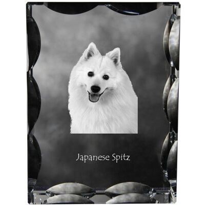 Szpic japoński - kryształ ze zdjęciem psa, szklana statuetka ze zdjęciem, wyjątkowa ramka ze zdjęciem marki Art-Dog Szpic japoński - kryształ ze zdjęciem psa, szklana statuetka ze zdjęciem, wyjątkowa ramka ze zdjęciem marki Art-Dog