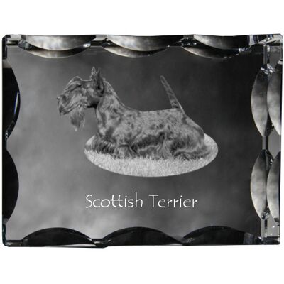Terier szkocki, Aberdeen Terrier - kryształ ze zdjęciem psa, szklana statuetka ze zdjęciem, wyjątkowa ramka ze zdjęciem marki Art-Dog Terier szkocki, Aberdeen Terrier - kryształ ze zdjęciem psa, szklana statuetka ze zdjęciem, wyjątkowa ramka ze zdjęciem marki Art-Dog