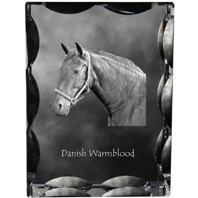 Warmblood duński - kryształ ze zdjęciem konia, szklana statuetka ze zdjęciem, wyjątkowa ramka ze zdjęciem marki Art-Dog Warmblood duński - kryształ ze zdjęciem konia, szklana statuetka ze zdjęciem, wyjątkowa ramka ze zdjęciem marki Art-Dog