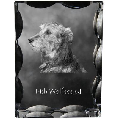 Wilczarz irlandzki, Irish wolfhound - kryształ ze zdjęciem psa, szklana statuetka ze zdjęciem, wyjątkowa ramka ze zdjęciem marki Art-Dog Wilczarz irlandzki, Irish wolfhound - kryształ ze zdjęciem psa, szklana statuetka ze zdjęciem, wyjątkowa ramka ze zdjęciem marki Art-Dog