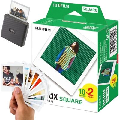 Wkłady Instax Square Fujifilm 20 Sztuk Sq6 Sq1 Klisze Zdjęcia Wkłady Instax Square Fujifilm 20 Sztuk Sq6 Sq1 Klisze Zdjęcia